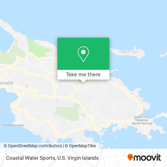 Coastal Water Sports map