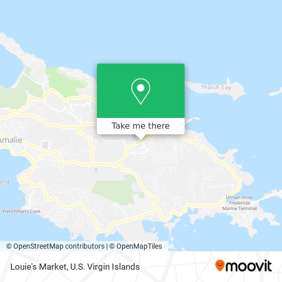 Mapa Louie's Market