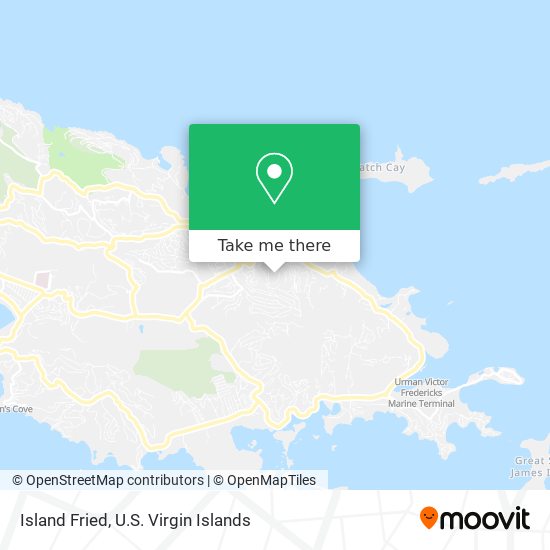 Island Fried map