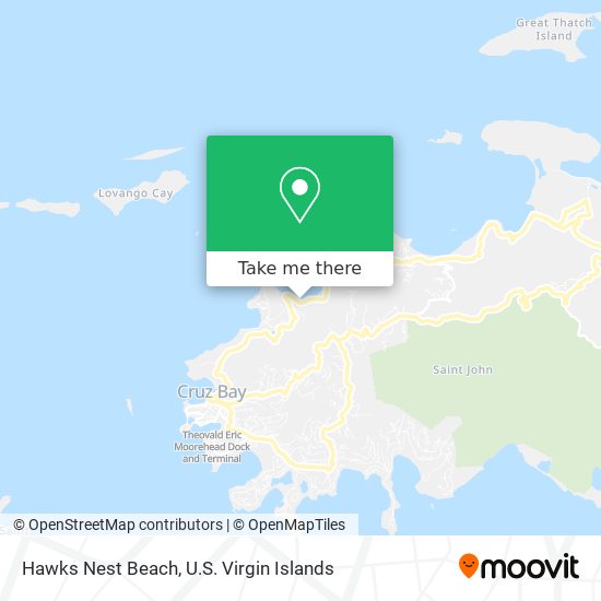 Hawks Nest Beach map