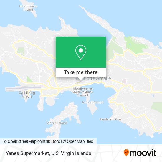 Yanes Supermarket map