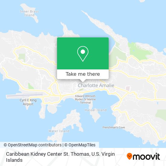 Caribbean Kidney Center St. Thomas map