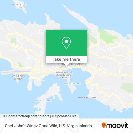 Mapa Chef John's Wingz Gone Wild