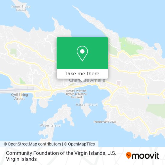 Community Foundation of the Virgin Islands map