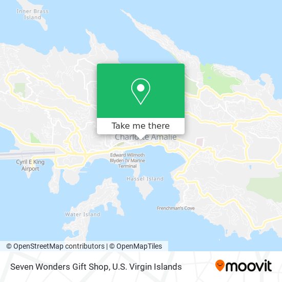 Seven Wonders Gift Shop map
