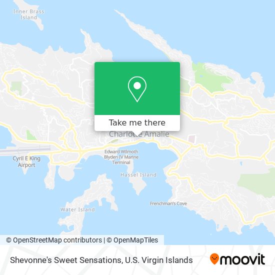 Shevonne's Sweet Sensations map