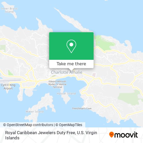 Royal Caribbean Jewelers Duty Free map