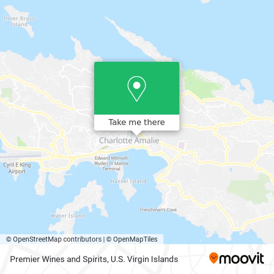 Premier Wines and Spirits map