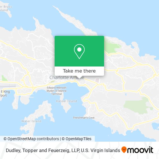 Dudley, Topper and Feuerzeig, LLP map
