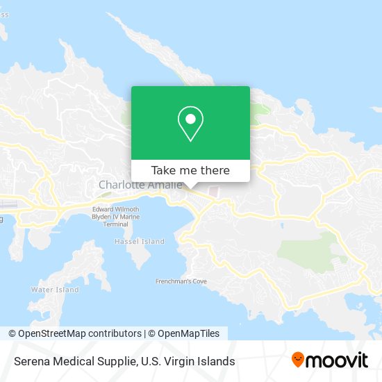 Serena Medical Supplie map