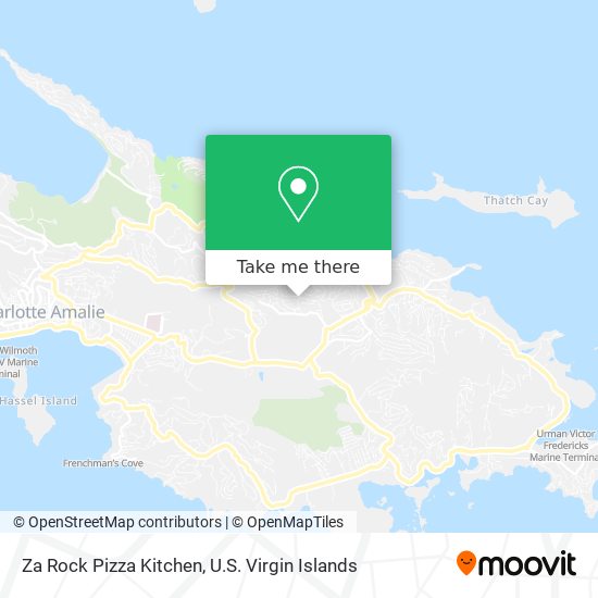 Za Rock Pizza Kitchen map