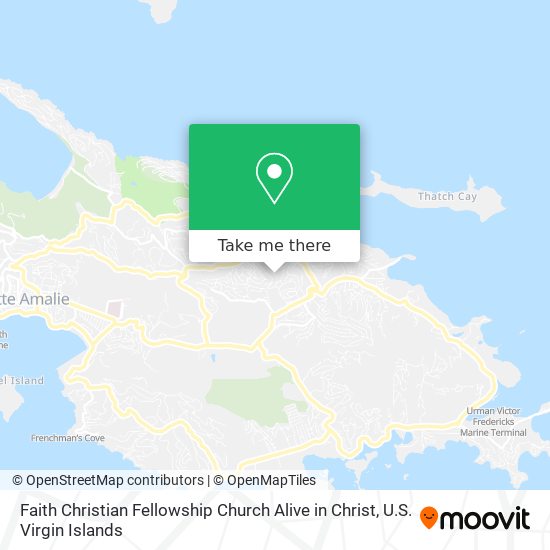 Faith Christian Fellowship Church Alive in Christ map