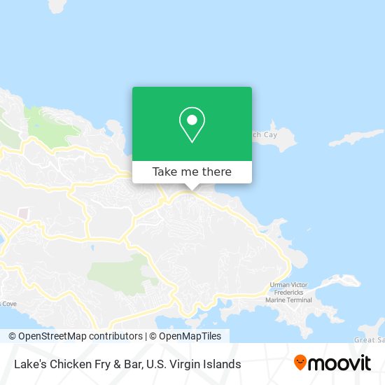 Lake's Chicken Fry & Bar map