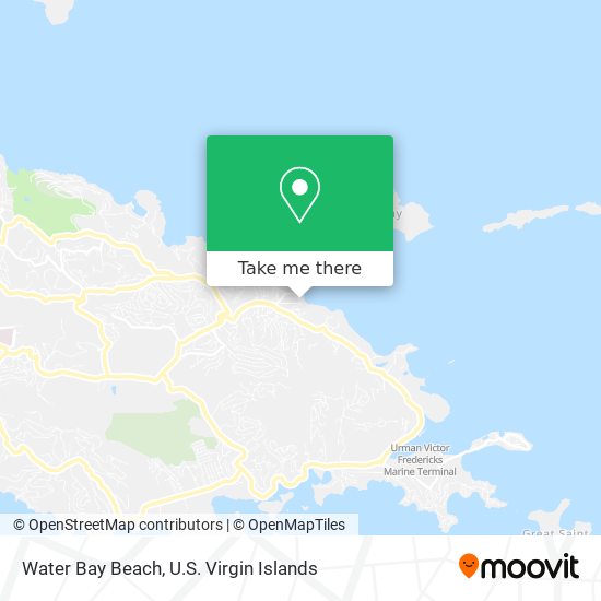 Mapa Water Bay Beach
