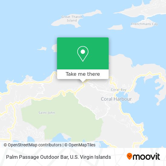 Mapa Palm Passage Outdoor Bar