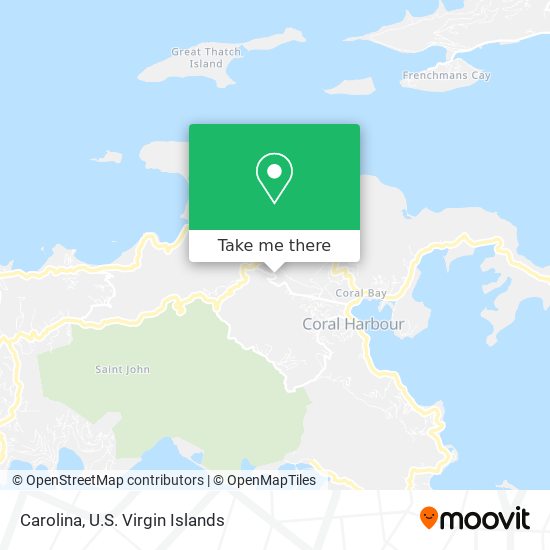 Mapa Carolina
