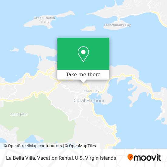 Mapa La Bella Villa, Vacation Rental