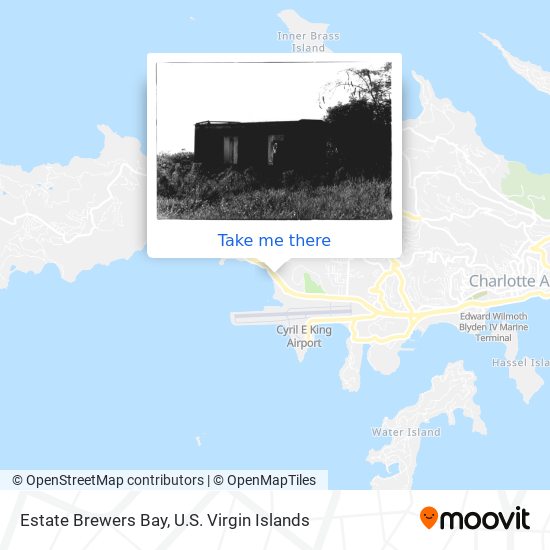 Estate Brewers Bay map