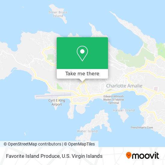 Favorite Island Produce map