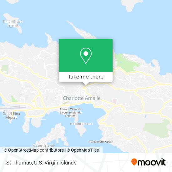St Thomas map