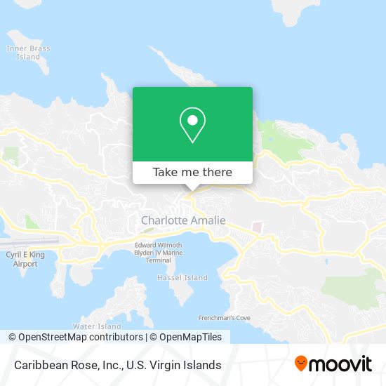 Mapa Caribbean Rose, Inc.