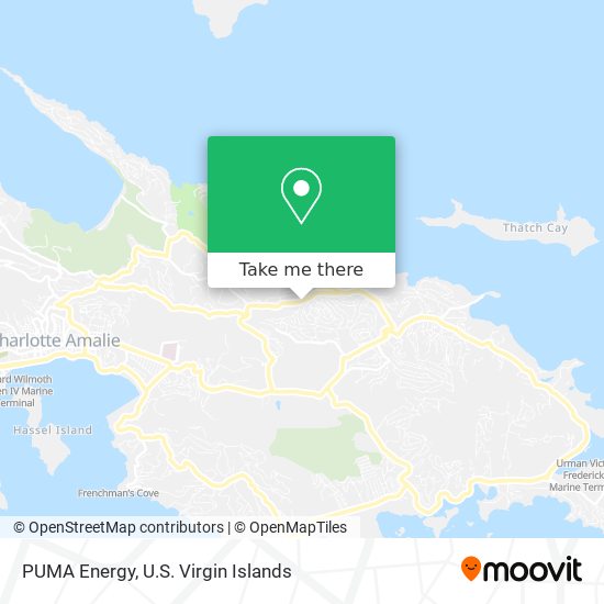 Mapa PUMA Energy