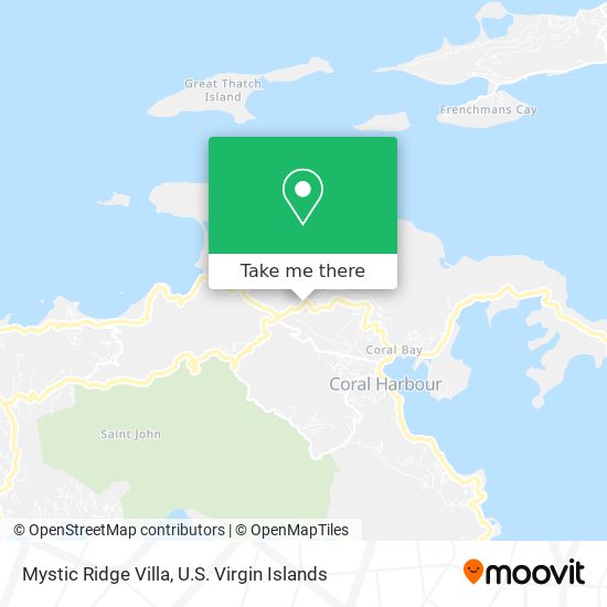 Mystic Ridge Villa map