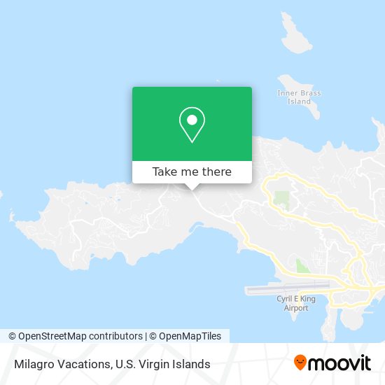 Milagro Vacations map