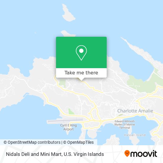 Nidals Deli and Mini Mart map