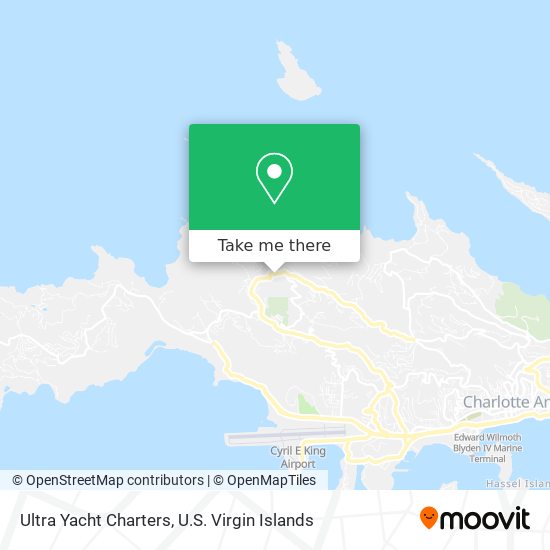 Mapa Ultra Yacht Charters