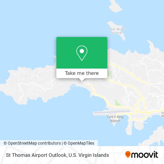 St Thomas Airport Outlook map