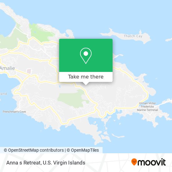 Mapa Anna s Retreat