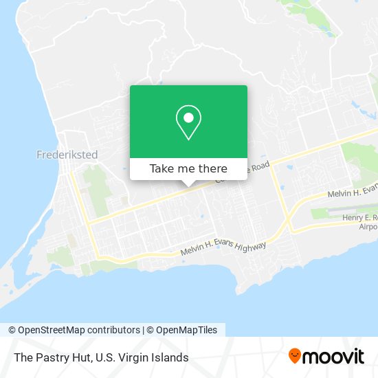 The Pastry Hut map