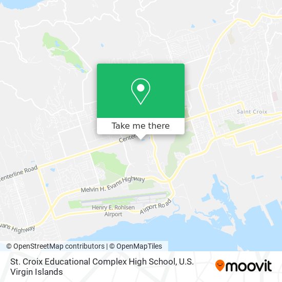 St. Croix Educational Complex High School map