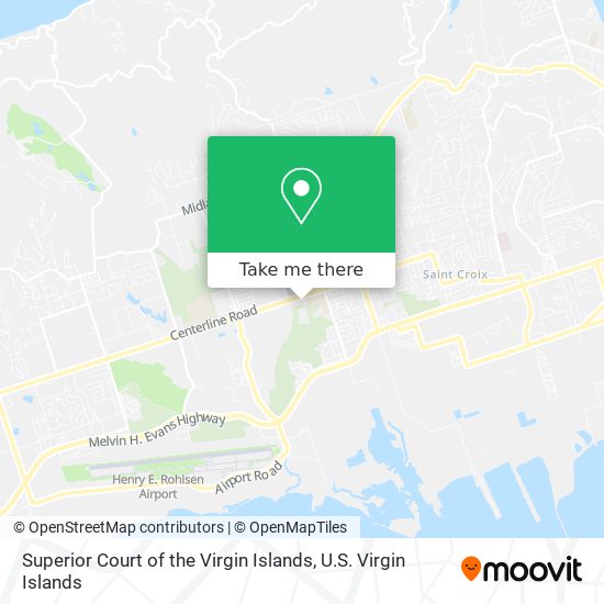 Superior Court of the Virgin Islands map