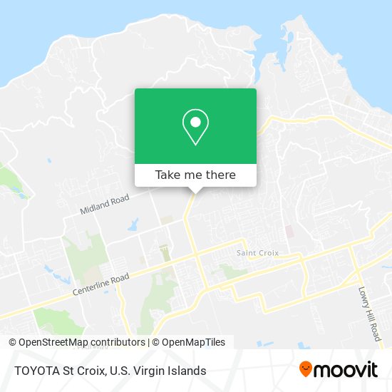 TOYOTA St Croix map
