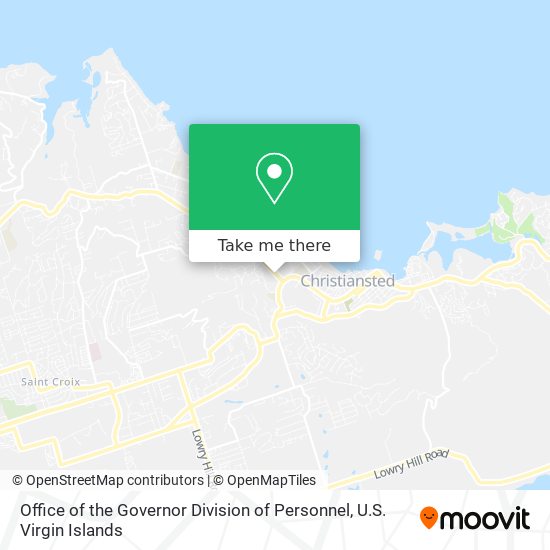 Office of the Governor Division of Personnel map