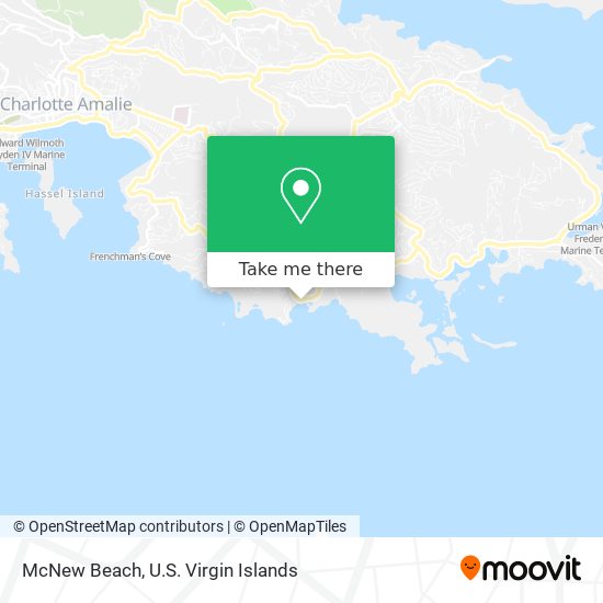 Mapa McNew Beach