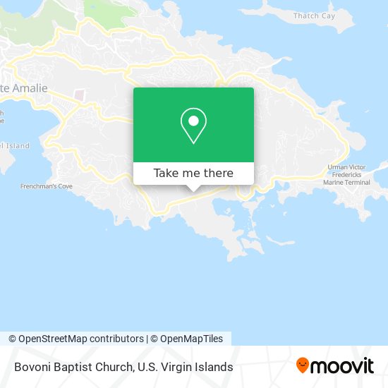 Bovoni Baptist Church map