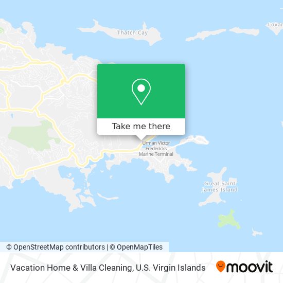 Vacation Home & Villa Cleaning map