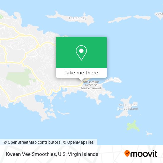 Kween Vee Smoothies map