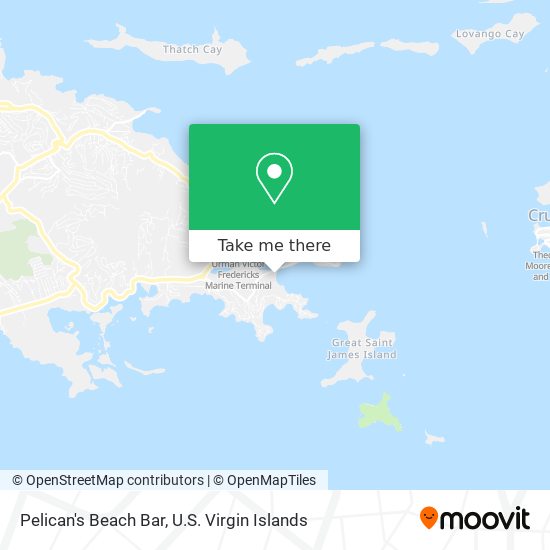 Pelican's Beach Bar map