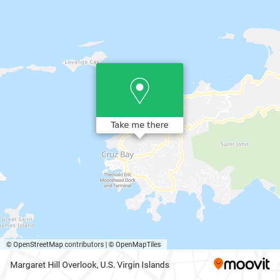 Mapa Margaret Hill Overlook