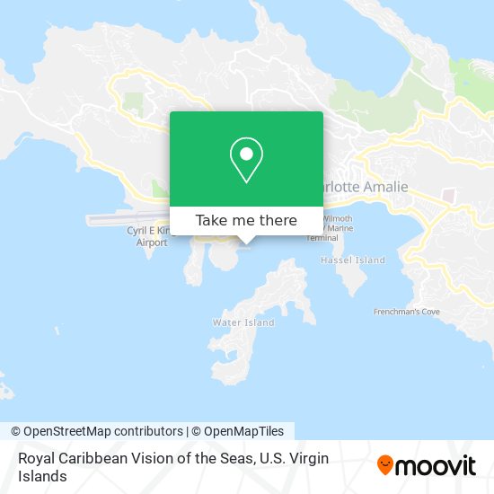 Royal Caribbean Vision of the Seas map