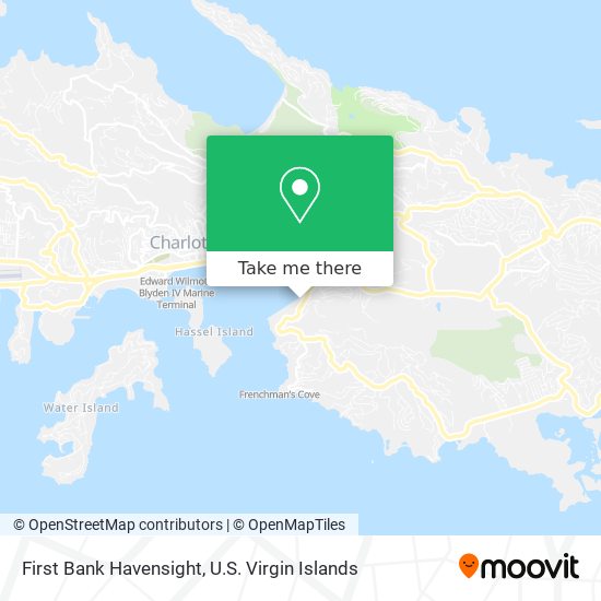 Mapa First Bank Havensight