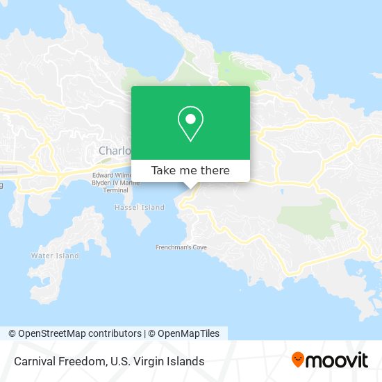 Carnival Freedom map