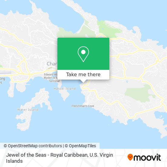Jewel of the Seas - Royal Caribbean map
