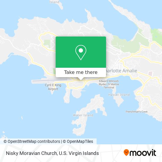 Nisky Moravian Church map