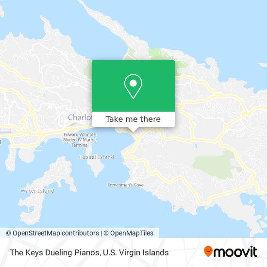 The Keys Dueling Pianos map