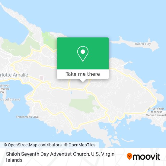 Mapa Shiloh Seventh Day Adventist Church